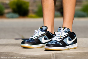 Nike Dunk Low SB Fast Times on feet