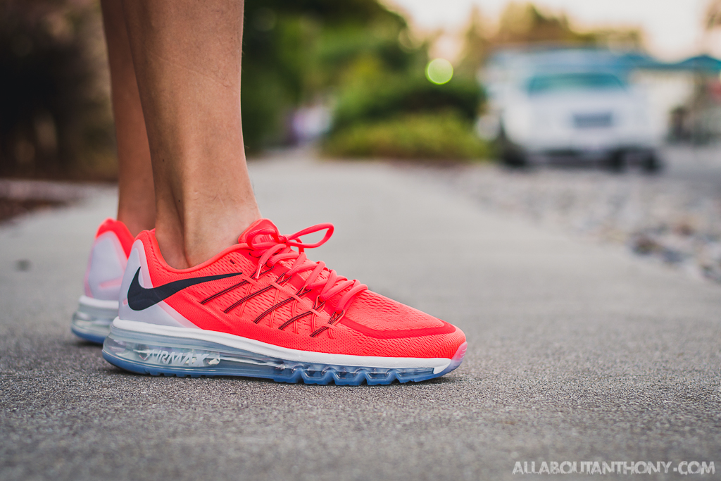 nike air max 2015 red and white