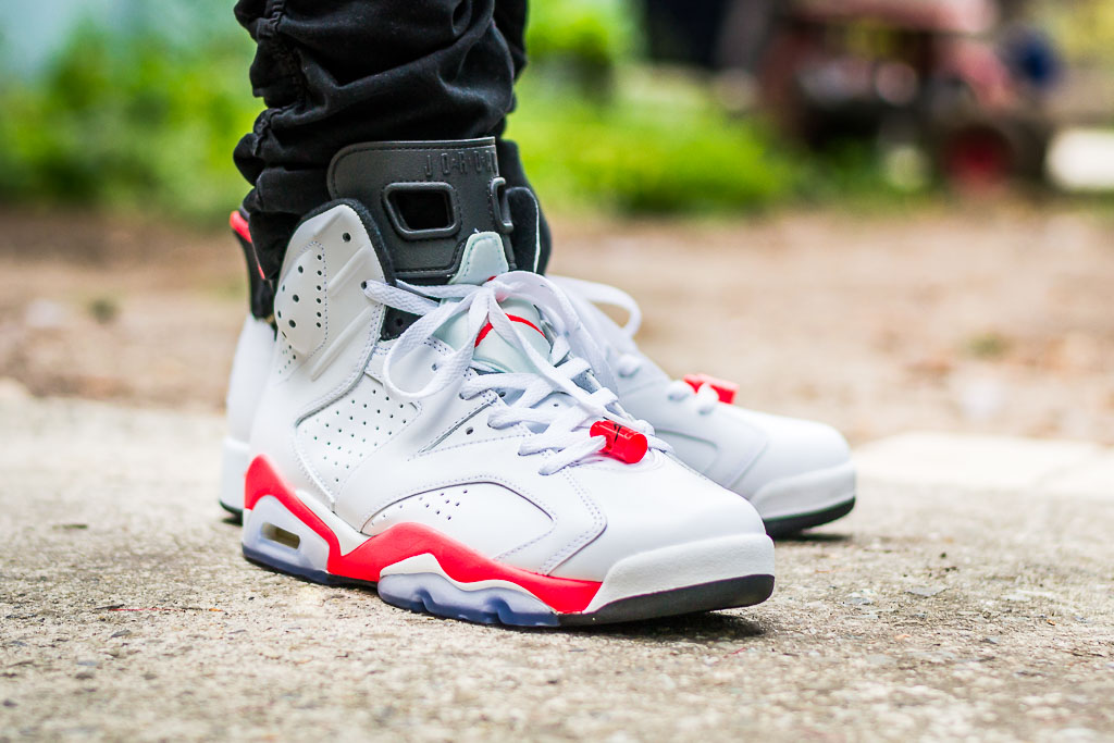 jordan 6 infrared white outfit