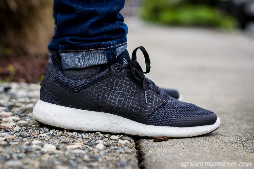 pure boost on foot