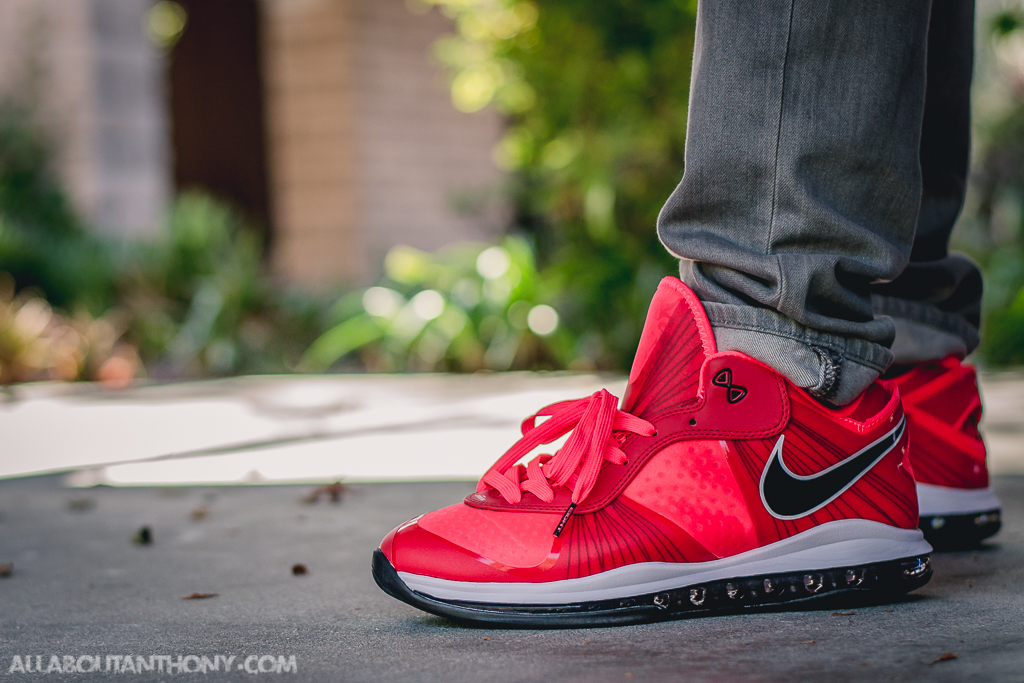 red lebron 8