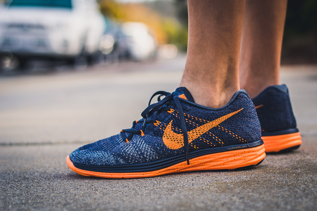 Flyknit Lunar 3 Charcoal & Total On