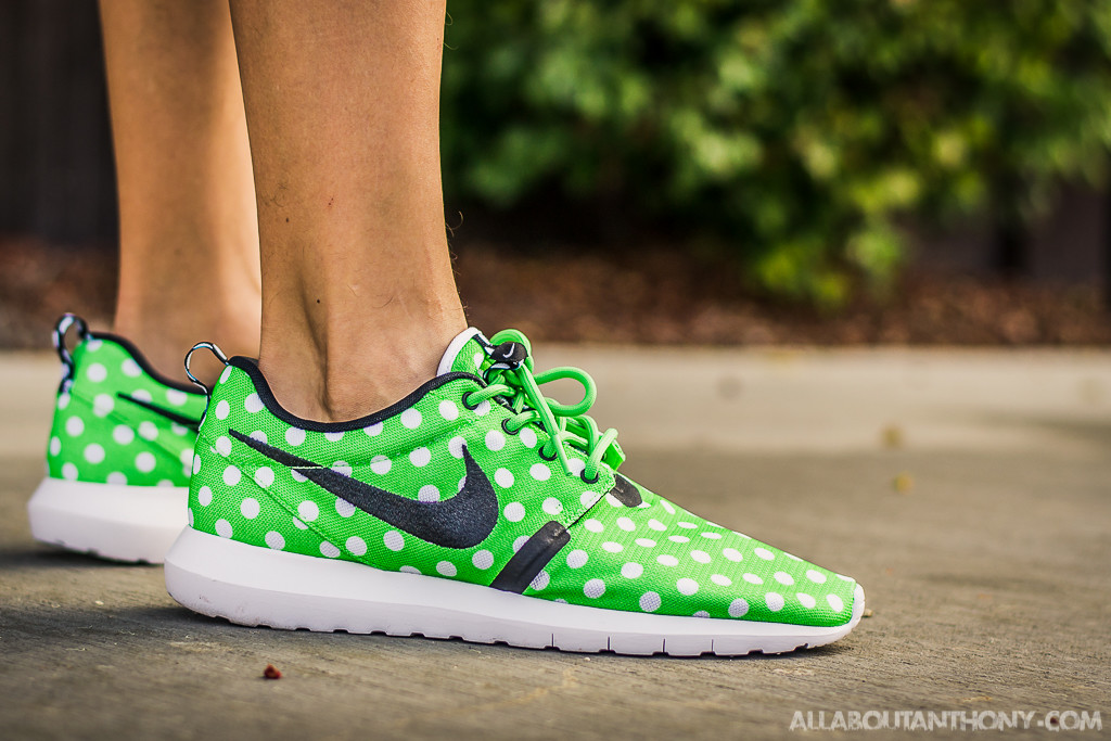 Nike Roshe NM Polka Dot Pack Green Strike Review