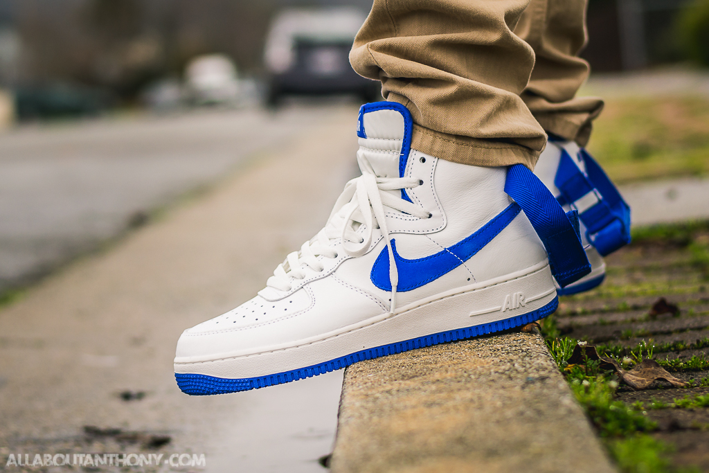 Air Force 1 High Game Royal On Feet Sneaker Review