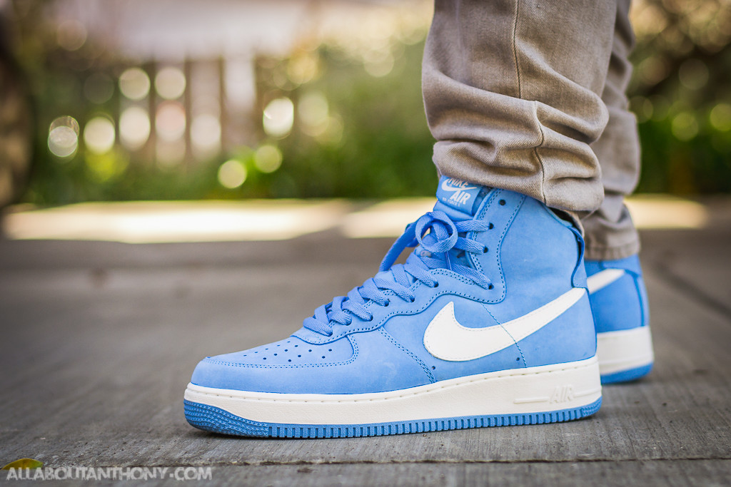 Air Force 1 High University Blue Review