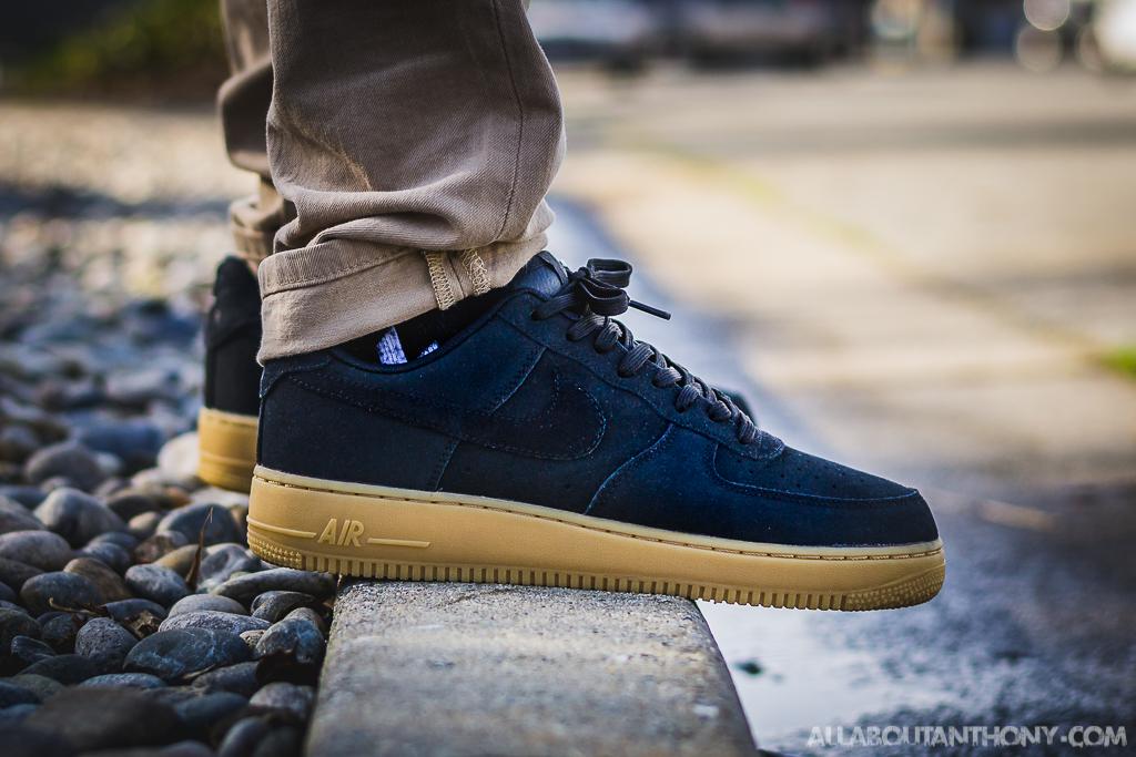 air force 1 all black suede