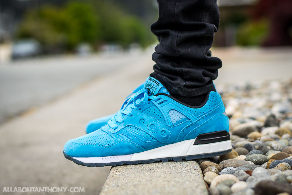 Saucony Grid SD No Chill Pack Light Blue On Feet Sneaker Review