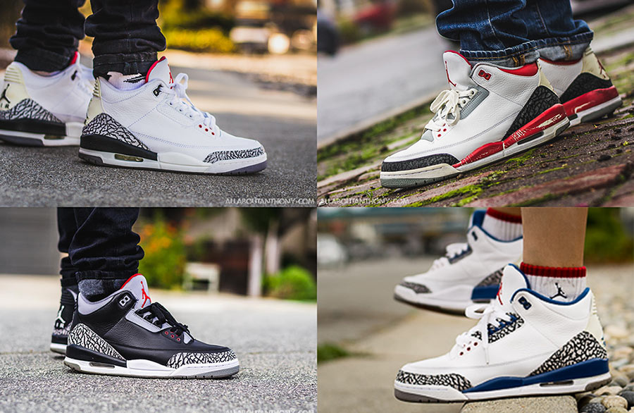 Air Jordan 3 Colorways For Your Collection