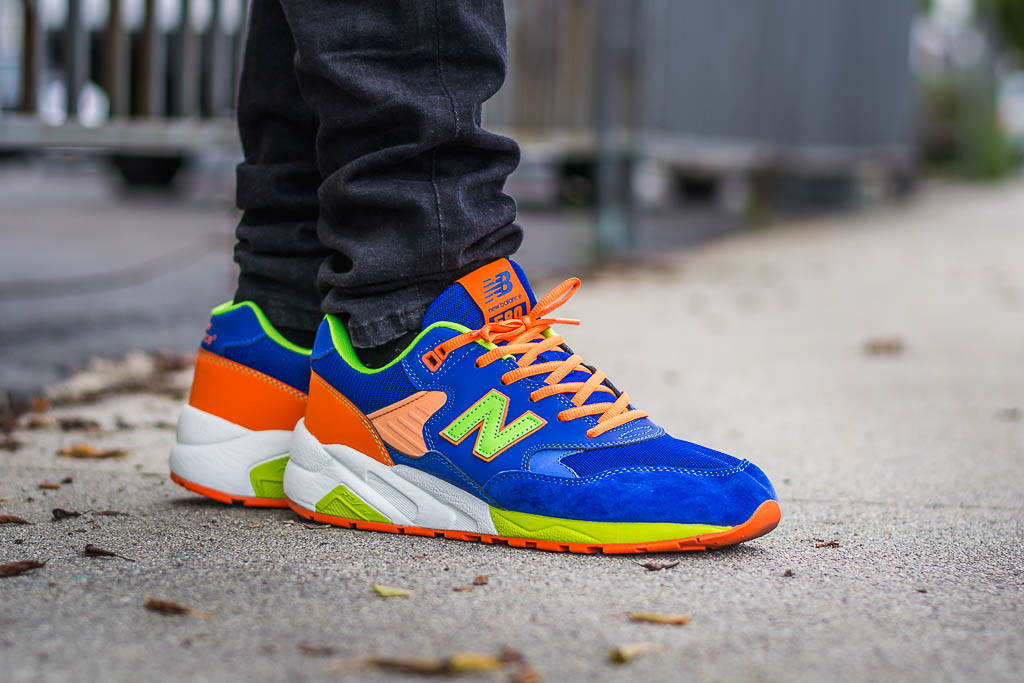New Balance 580 Neon Pack On Feet Sneaker Review