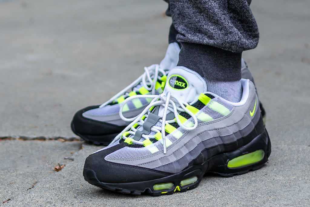 Air Max 95 Neon On Feet Sneaker Review 
