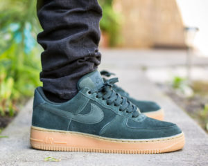 Nike Air Force 1 Outdoor Green On Feet