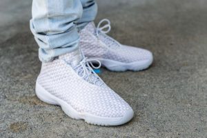 Air Jordan Future Pure Platinum On Feet