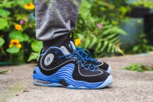 Air Penny 2 Varsity Blue On Feet