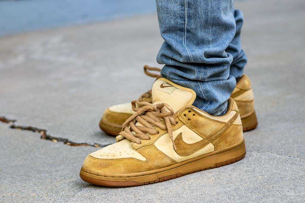 Nike Dunk Low SB Wheat Forbes - On Foot 