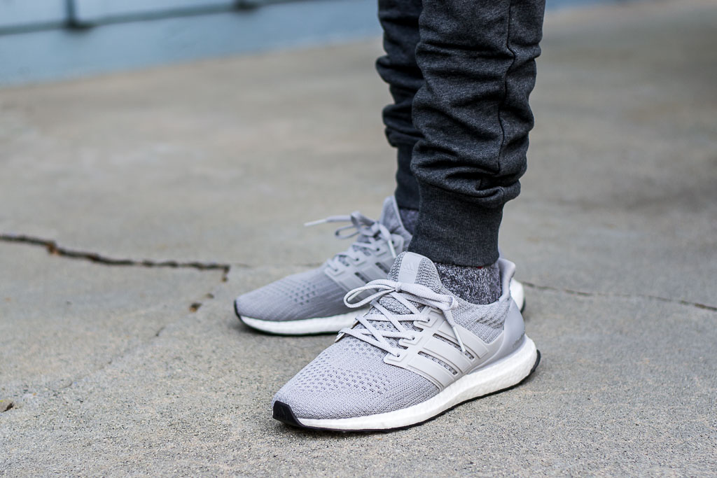 Adidas Ultraboost 4.0 Grey On Feet 