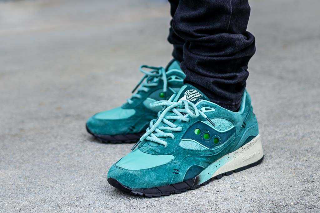 Feature X Saucony Shadow 6000 Living Fossil On Feet Sneaker Review