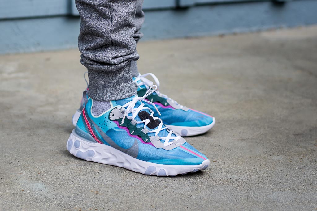 nike react element 87 on foot