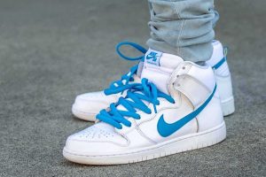 Nike Dunk High SB Mulder WDYWT On Feet Orion Blue