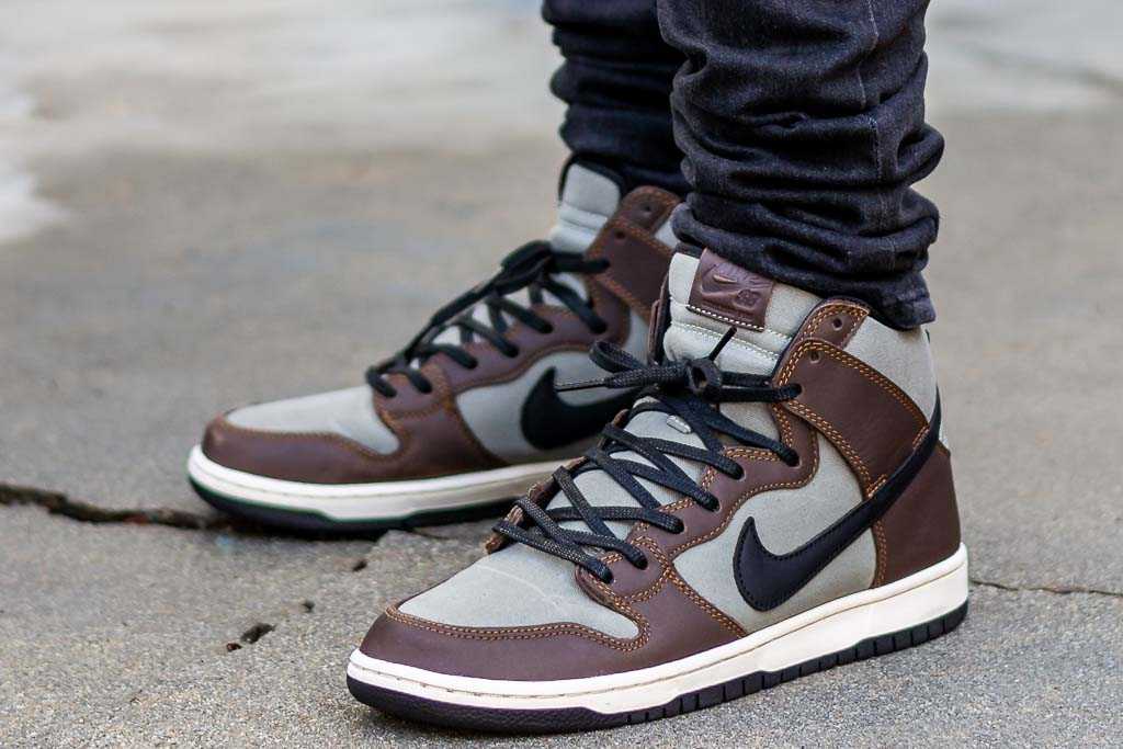 Nike SB Dunk High Baroque Brown On Feet Review