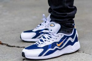 Nike Air Zoom Alpha OG Binary Blue Carotene On Feet WDYWT