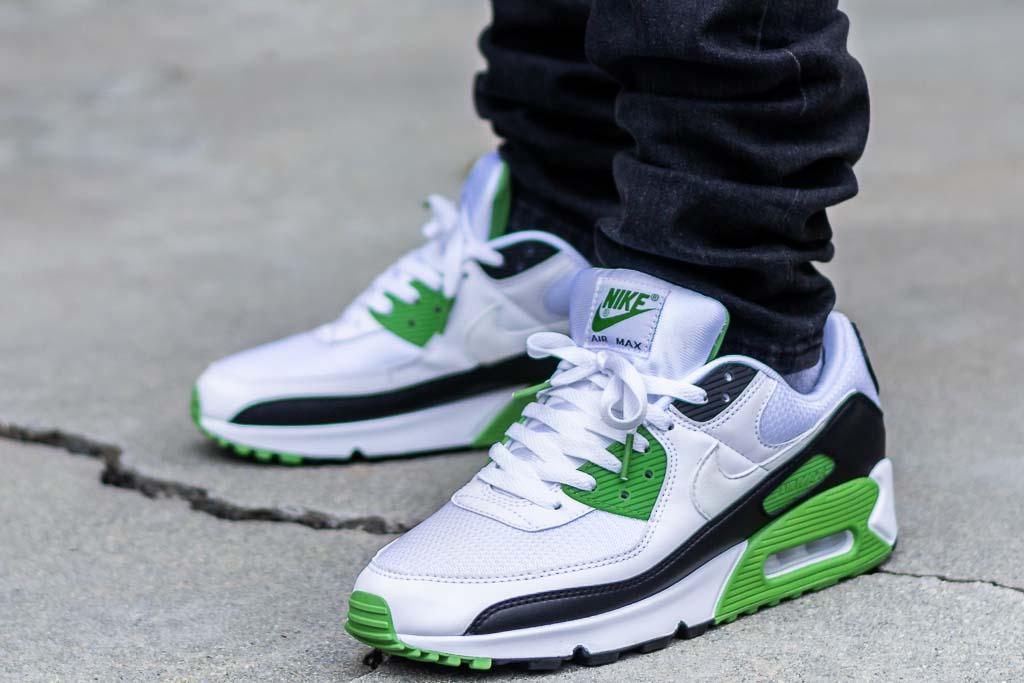 Nike Air Max 90 Chlorophyll On Feet 