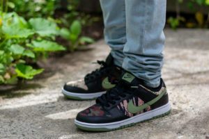 Nike Dunk Low Crazy Camo WDYWT On Feet