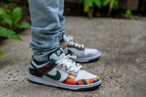 Nike Dunk Low Multi Camo WDYWT On Feet