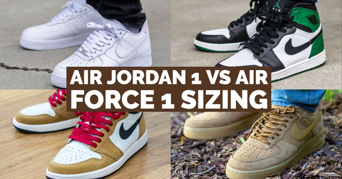 difference between air force 1 and jordan 1